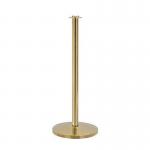 Tensator® Budget rope and post barrier system - Polished brass - set of 2 post 384619