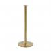 Tensator® Budget rope and post barrier system - Polished brass - set of 2 post 384619