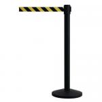 Tensator Budget retractable belt barrier system - Black post - set of 2 384628