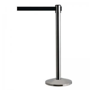 Tensator Budget retractable belt barrier system - Mirror effect post -