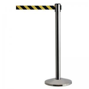 Tensator Budget retractable belt barrier system - Mirror effect post -