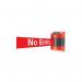 Tensator® Wall mounted retractable barrier with text webbing - No entry message 384692