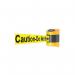 Tensator® Wall mounted retractable barrier with text webbing - Caution do not enter message 384693