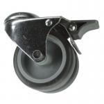 75 mm Swivel Castor -thermoplastic Rubber Tyre 385006