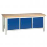 Medium Duty Workbench 2000 X 650 with 3 Cupboards 385063