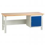 Medium Duty Workbench 1800 X 650 Withcupboard 385068