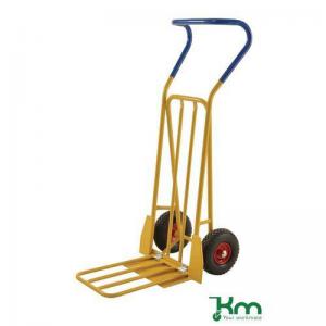 Konga ergonomic sack truck with fixed & folding toe plates, on