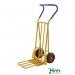 Konga ergonomic sack truck with fixed & folding toe plates, on pneumatic tyres 385314