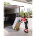 Konga ergonomic sack truck with fixed & folding toe plates, on pneumatic tyres 385314