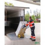 Konga ergonomic sack truck with fixed & folding toe plates, on puncture proof tyres 385315