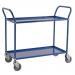 Two Tier Coloured Trolley, Blue 
