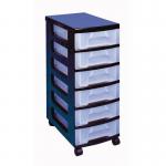 Clear drawer units - 6 Drawer 385500