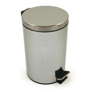 Image of 12 Litre Stainless Steel Pedal Bin