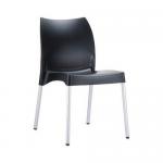 Polypropylene and aluminium frame stacking  chairs 385590