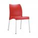 Polypropylene and aluminium frame stacking  chairs 385592