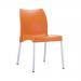 Polypropylene and aluminium frame stacking  chairs 385593