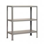 Boltless steel shelving with steel shelves - 150kg - 1000mm high 385660