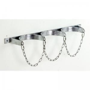 Wall mounted gas cylinder racks - Galvanised frame - Triple cylinders