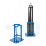 Hinged latch gas cylinder stands 386410