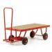 Turntable trucks with MDF platforms, on rubber tyres - capacity 350kg 386414