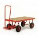 Turntable trucks with MDF platforms, on pneumatic tyres - capacity 500kg 386415