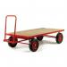 Turntable trucks with MDF platforms, on rubber tyres - capacity 500kg 386416