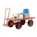 Turntable trucks with MDF platforms, on rubber tyres - capacity 750kg 386417