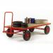 Turntable trucks with MDF platforms, on rubber tyres - capacity 1000kg 386423