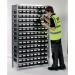 Galvanised shelving including shelf bins Starter and add on bays - 14 shelves - 112 bins 386586