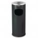 Combined ash and litter bin, black 386797