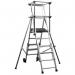 Telescopic mobile podium work platforms - Choice of three heights 386941