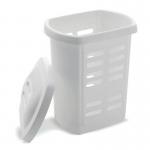 60 l Linen Hamper in White 386981