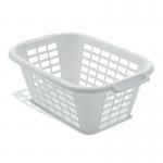 40 l Laundry Basket in White 386982