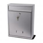 Trent modular post box - silver 387014