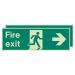 Photoluminescent Sign fireexit Left Right H X W: 300 X 900 387297