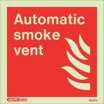 Photoluminescent Signautomatic Smoke Vent H X W: 150 X 150 387328