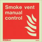 Photoluminescent Sign smokevent Manual Control H X W: 200 X 200 387335