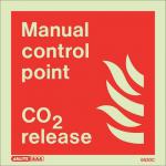 Photoluminescent Signmanual Control Point Co 2 H X W: 200 X 200 387337