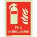 Photoluminescent Sign fireextinguisher H X W: 300 X 200 387352
