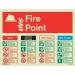 Photoluminescent Sign firepoint H X W: 300 X 225 387353