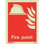 Photoluminescent Sign firepoint H X W: 300 X 200 387362