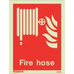 Photoluminescent Sign firehose H X W: 200 X 150 387382