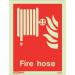 Photoluminescent Sign firehose H X W: 300 X 200 387383