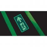 Photoluminescent Sign floormounted International Escape Route H X W: 200 X 4 387394