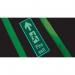 Photoluminescent Sign floormounted Fire Exit Up H X W: 250 X 600 387395