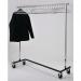 Mobile Chrome Coat Rack with 25 Chrome Hangers 387781