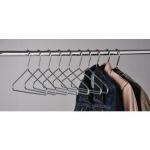 Heavy Duty Chrome Hangers.pack of 100 387785