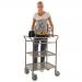 Three Tier Metal Service Trolley, Anthra