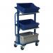 Konga adjustable tray trolley, for Euro containers 387931