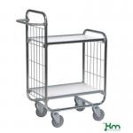 Konga order picking trolleys with adjustable shelves, H x W x L - 1120 x 470 x 815 with 2 shelves 387946